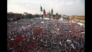 Inicia Sheinbaum su campaña por la presidencia de México desde el Zócalo capitalino