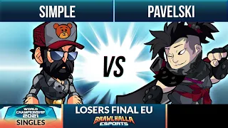 Simple vs Pavelski - Losers Final - BCX Singles Finals 2021 - EU 1v1