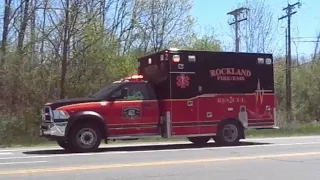 Rockland Rescue 2 Transporting to Hospital Code 3