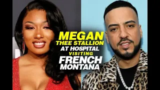 MEG THEE STALLION visits FRENCH MONTANA in the hospital