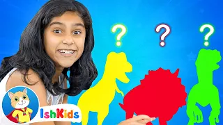 Tickle Girl & Dinosaurs | Nursery Rhymes | IshKids Baby Songs