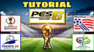 PES 6 MUNDIALISTA (Tutorial Parche definitivo de mundiales): USA'94, FRANCIA'98, COREA-JAPON'02 Etc.