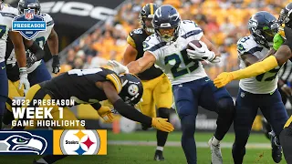 Seattle Seahawks vs. Pittsburgh Steelers Preseason Week 1 Highlights | 2022 NFL Season