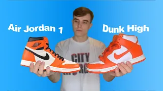 COMPARING AIR JORDAN 1 and NIKE DUNK // ALL THE DIFFERENCES BETWEEN AIR JORDAN 1 and NIKE DUNK