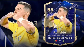 FC 24: CRISTIANO RONALDO 95 TOTY PLAYER REVIEW I FC 24 ULTIMATE TEAM