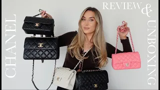 CHANEL HANDBAG COLLECTION REVIEW & UNBOXING! | Freya Killin