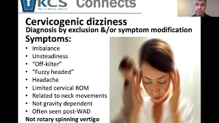 Cervicogenic Dizziness and Treatment