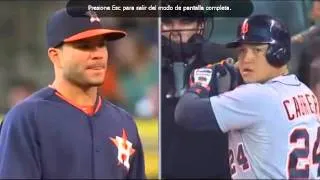 miguel cabrera carga a altuve como un niño HD