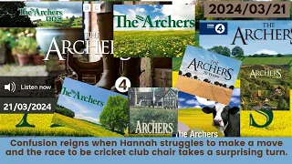 2024 03 21 The Archers Soap Opera