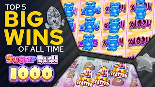 Top 5 Biggest Wins on NEW Sugar Rush 1000