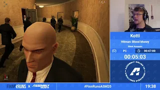 [FINNISH] Hitman: Blood Money speedrun - FinnRuns Assembly Online 2020