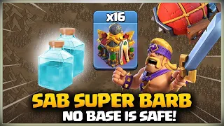 TH16 Super Archer Blimp + Super Barbarian: Dominating Every Tournament & Legend Bases Clash of Clans