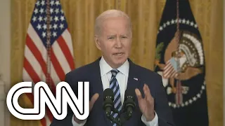 Biden fecha espaço aéreo americano para Rússia e EUA só lutarão por aliados da Otan | AGORA CNN