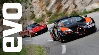 Bugatti Veyron Vitesse vs Pagani Huayra | evo DIARIES