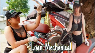 Air Blade motorbike repair and maintenance | Car repair genius girl | Loan - Mechanical