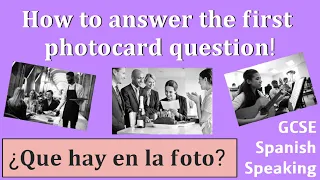 How to answer the first GCSE Spanish photocard (+ model answers!)