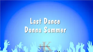 Last Dance - Donna Summer (Karaoke Version)