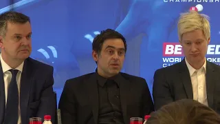 LIVE | Betfred World Snooker Press Conference