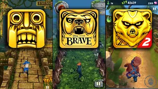 Temple Run Vs Temple Run Brave Vs Spirit Run 2 - Temple Zombie - Endless Run Gameplay