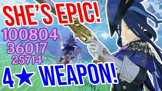 C0 Clorinde is EPIC! 4★ Weapon Showcase! Genshin Impact