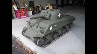 FOA 1 6 Sherman M4A3 RC Tank Short Demo