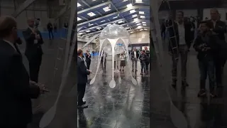 Bionic jellyfish movement in hannover messe #love #technology