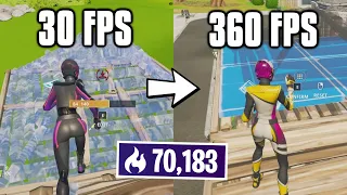 Playing Arena On EVERY FPS In Fortnite! (not clickbait)