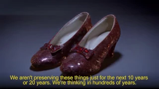 Inside the Conservation Lab: Conserving Dorothy's Ruby Slippers