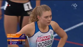 Dafne Schippers Semi Final 200 m European Championschips 2018