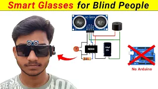 Best Science Project || How to make Smart Glasses for Blind People || without Arduino