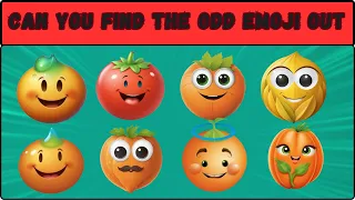 Can you find the odd emoji out #003 l HOW GOOD ARE YOUR EYES  l  Emoji  Quiz