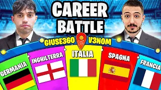 CAREER BATTLE MA LA RUOTA DECIDE DA CHE NAZIONALE COMPRARE! NUOVA SFIDA CONTRO VENOM SU FC 24!