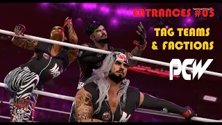 PCW Year 3 | All Entrances #05: Tag Teams & Factions (WWE 2K23)