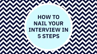 PCN's Guide to Job Success – How to nail your interview in 5 steps