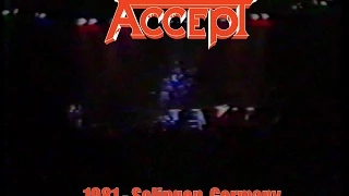 Accept - 1981-xx-xx - Solingen, Germany (1st known Accept bootleg video!)