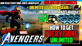 HOW TO GET UNLIMITED EVERYTHING || MARVEL'S AVENGERS GAME ||