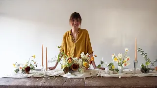 Spring tablescape class - trailer