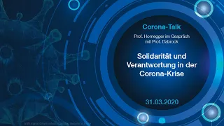 Corona-Talk: Prof. Hornegger im Gespräch mit Prof. Dabrock [FAU Science]