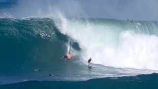 Surfing Thanksgiving XXL Swell In Hawaii