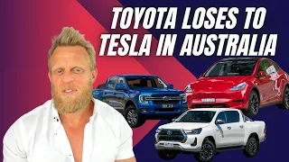 Tesla smashed the Toyota Hilux in Australia - Model Y No1 privately bought car