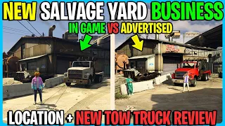 *NEW* SALVAGE YARD LOCATION & NEW TOW TRUCK REVIEW (GTA Dec DLC)