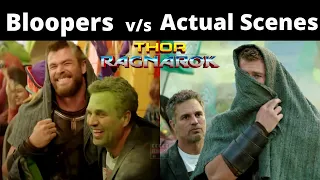 All Thor Movies Bloopers vs Actual Scenes | Chris Hemsworth | Tom Hiddleston | Thor Marvel 2021 |