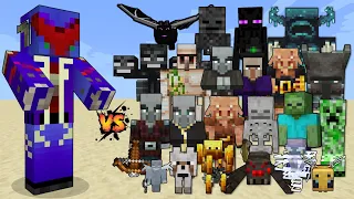 Giant (Poisonous Potato Update) vs All Mobs in Minecraft - Minecraft Mob Battle