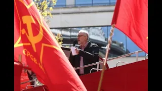 The Red Flag - British Socialist song and anthem of the Labour Party