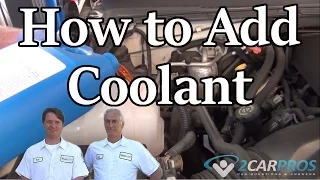 HOW TO CHECK AND ADD COOLANT TO YOUR CAR WITHOUT GETTING BURNED!