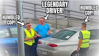 LEGENDARY Driver HUMBLED the COPS and BLOCKED the ROAD!
