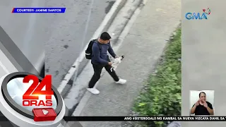 Tuta, patay matapos umanong ihagis ng guwardiya mula sa footbridge sa labas ng mall | 24 Oras