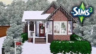 Cosy Christmas House 💜 Sims 3 Speed Build