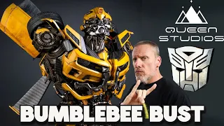 Queen Studios Bumblebee [Transformers] Life-Size Bust Statue Review!