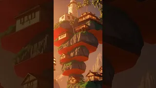 AI interpolates this Gorillaz album cover - On Melancholy Hill - AI Music Video #shorts #ai